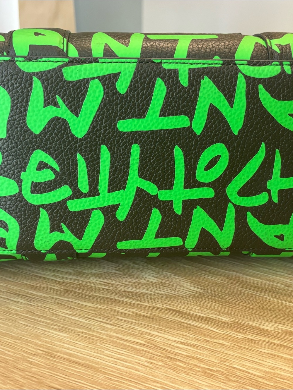 Marc Jacobs Black & Neon Green The Tote Bag - Sprouse limited edition - Picture 11 of 11